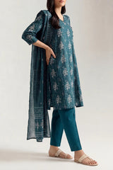 Unstitched Printed Lawn 3 Piece