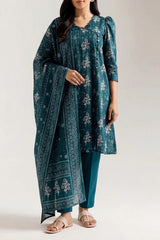 Unstitched Printed Lawn 3 Piece