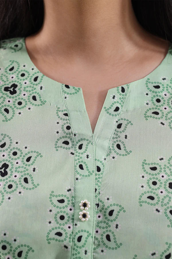 Unstitched Printed Lawn 3 Piece