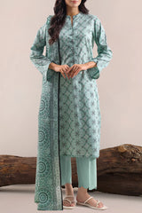 Unstitched Printed Lawn 3 Piece