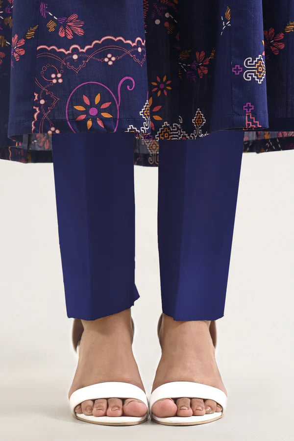 Unstitched Printed Self Strip Lawn 3 Piece
