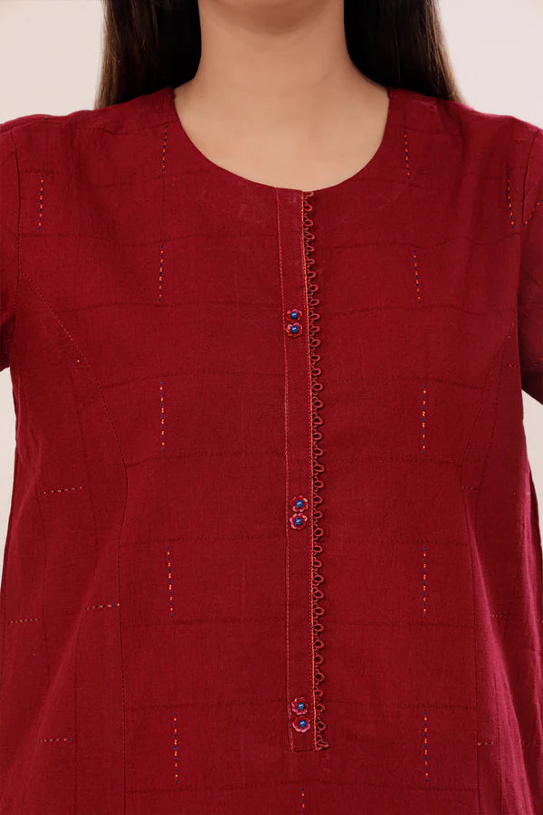 Unstitched Jacquard Cotton Shirt