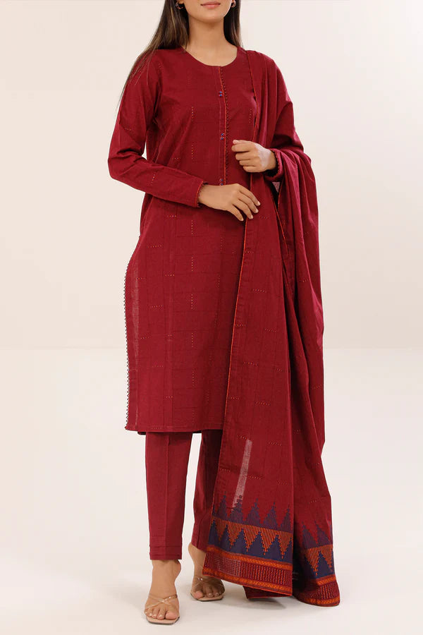 Unstitched Jacquard Cotton Shirt