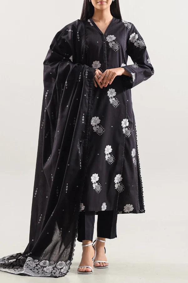 Unstitched Jacquard Cotton Shirt