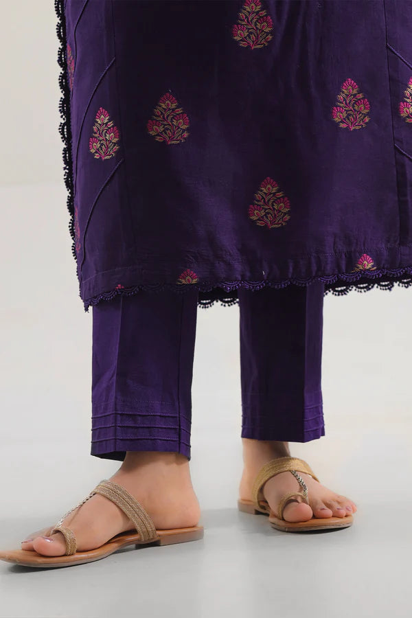 Unstitched Jacquard Cotton 3 Piece