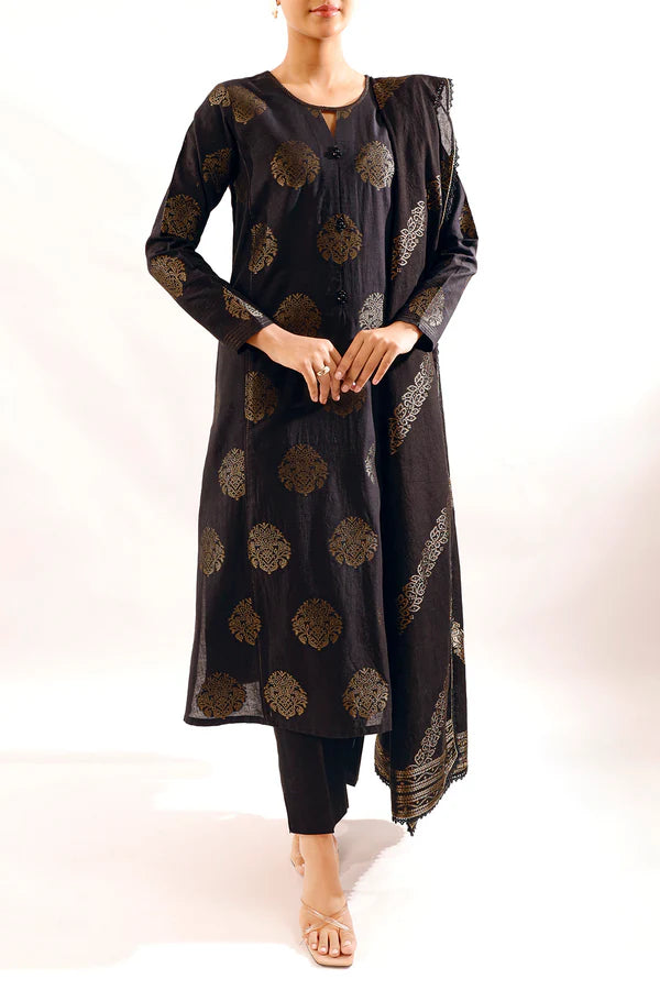 Unstitched Jacquard Cotton Shirt