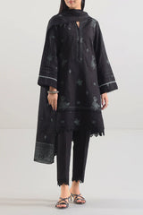 Unstitched Jacquard Cotton 3 Piece