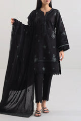 Unstitched Jacquard Cotton 3 Piece