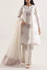 Unstitched Jacquard Cotton 2 Piece (Shirt/Dupatta)