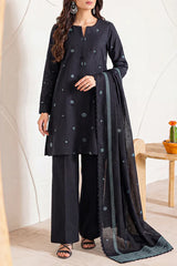 Unstitched Cotton Jacquard 3 Piece