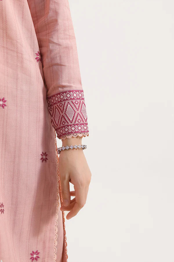 Unstitched Jacquard Cotton 3 Piece