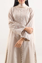 Unstitched Solid Embroidered Cambric 2 Piece (Shirt/Trouser)