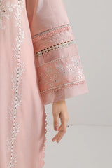 Unstitched Solid Embroidered Cambric 2 Piece (Shirt/Trouser)