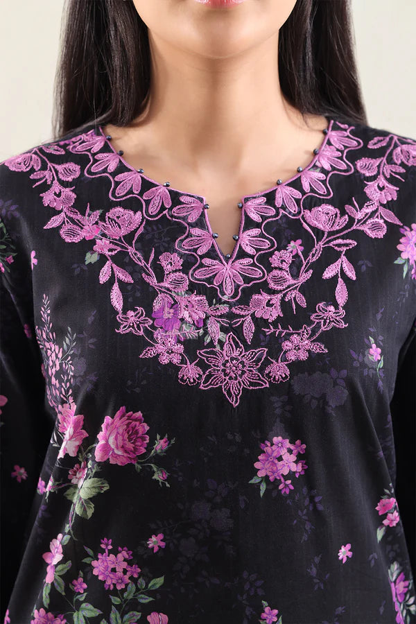 Unstitched Embroidered Lawn 3 Piece