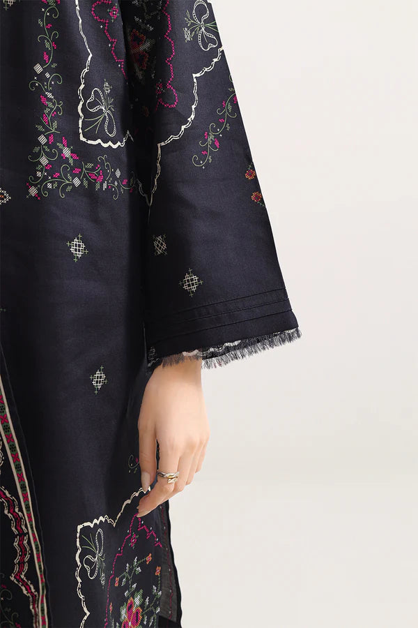 Unstitched Printed Lawn 3 Piece