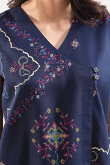 Unstitched Printed Lawn 3 Piece