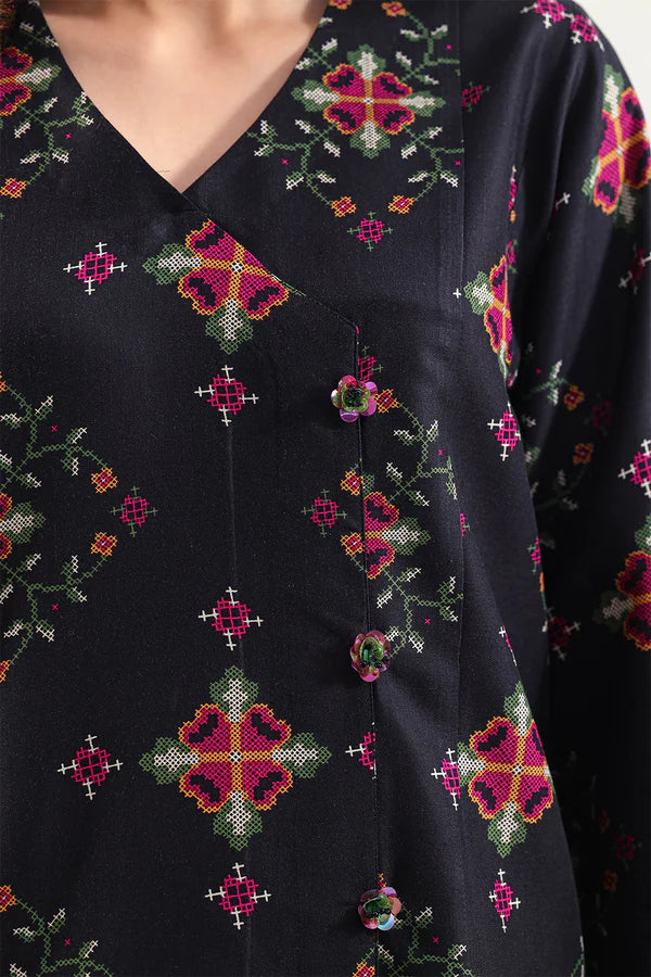 Unstitched Printed Lawn 3 Piece