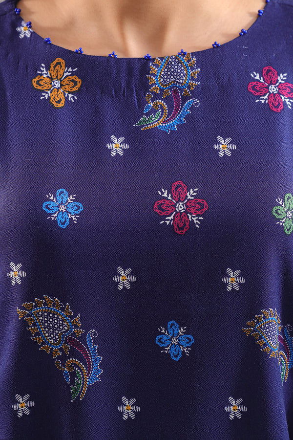 Unstitched Printed Lawn 3 Piece