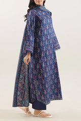 Unstitched Printed Lawn 3 Piece
