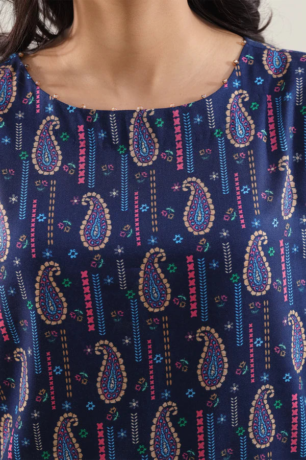 Unstitched Printed Lawn 3 Piece