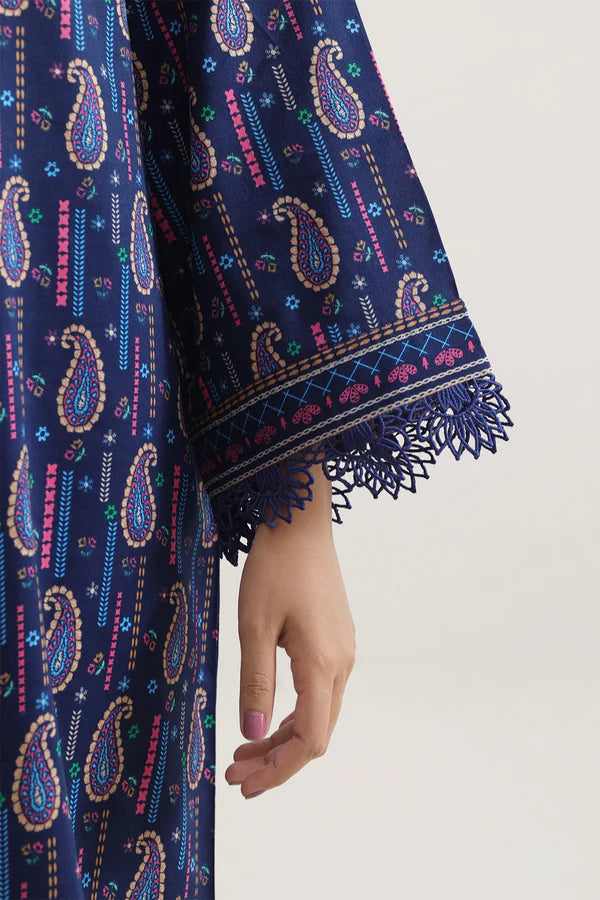 Unstitched Printed Lawn 3 Piece