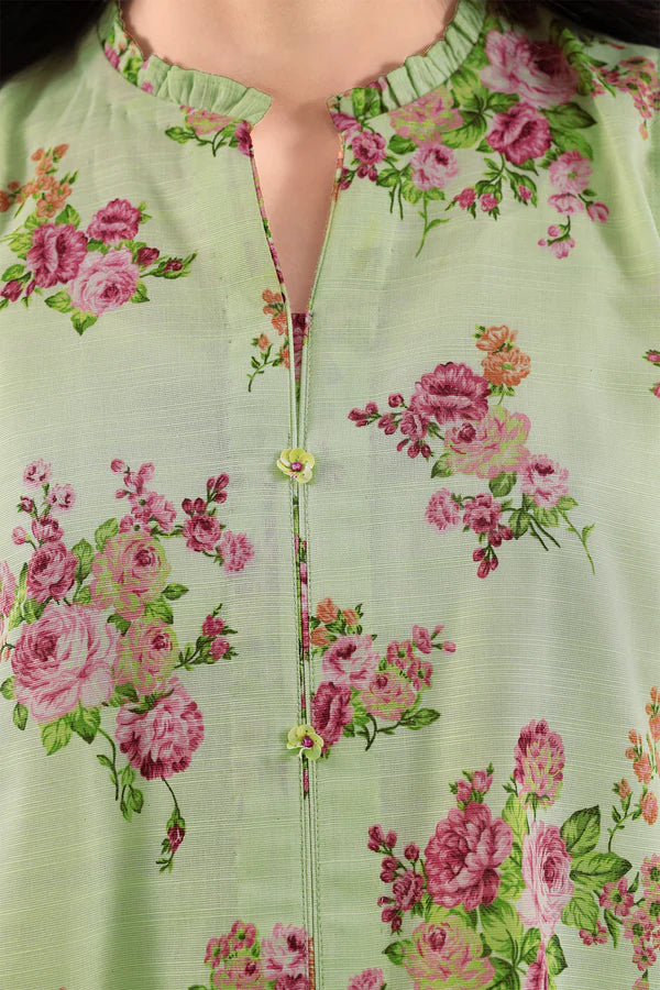 Unstitched Printed Lawn 3 Piece
