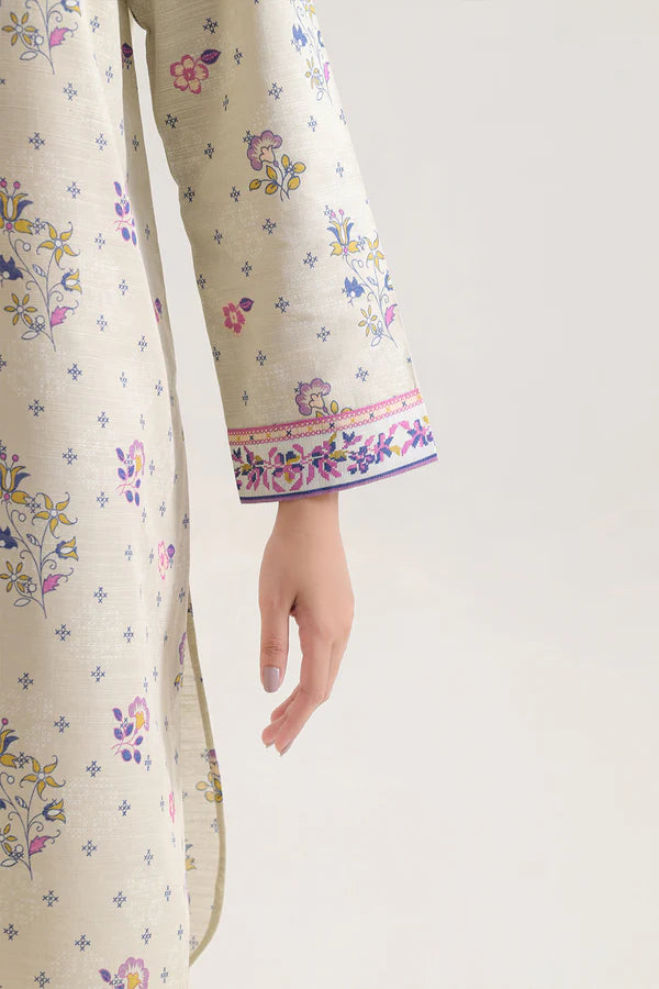Unstitched Printed Lawn 3 Piece