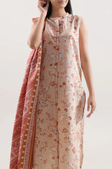 Unstitched Printed Lawn 3 Piece