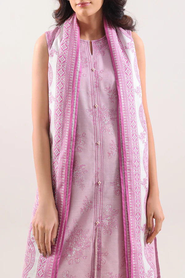 Unstitched Printed Lawn 3 Piece