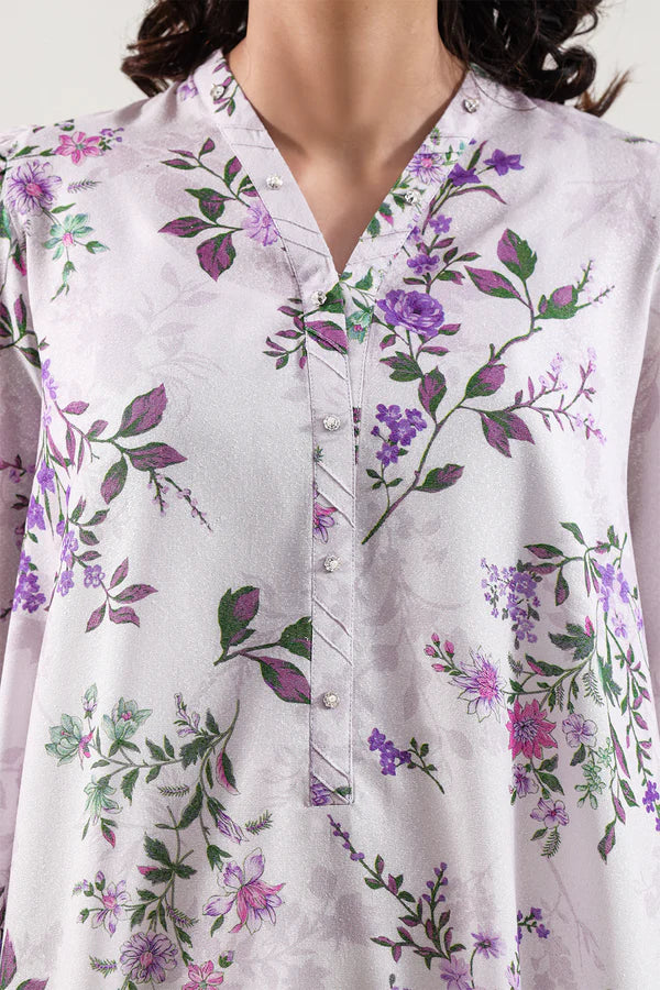 Unstitched Printed Karandi 3 Piece
