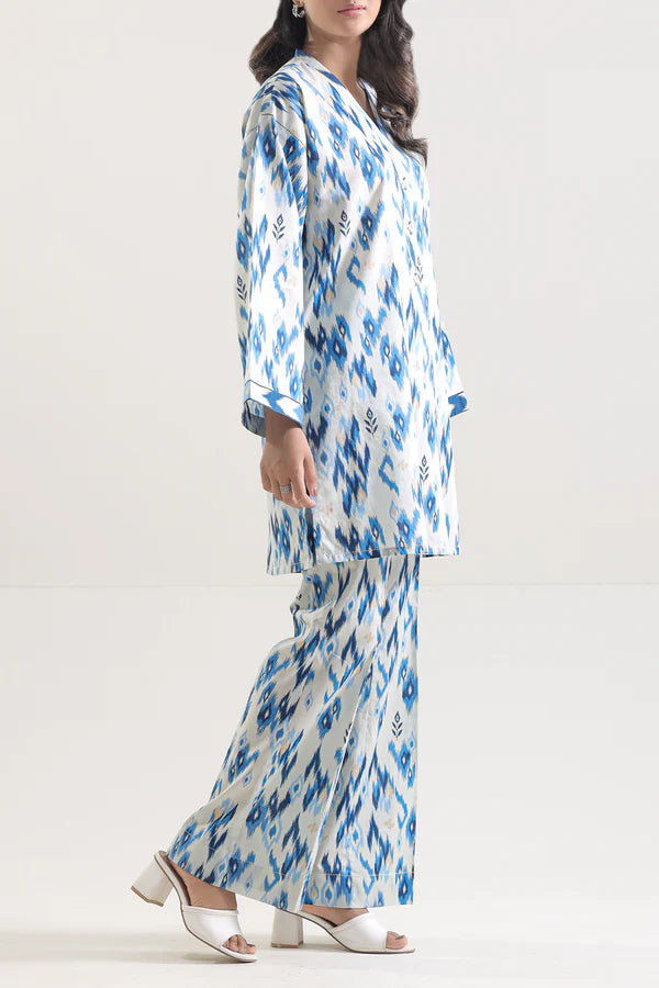 Unstitched Printed Lawn 2 Piece (Shirt/Trouser)