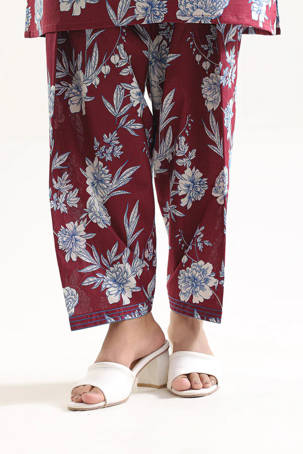 Unstitched Printed Lawn 2 Piece (Shirt/Trouser)