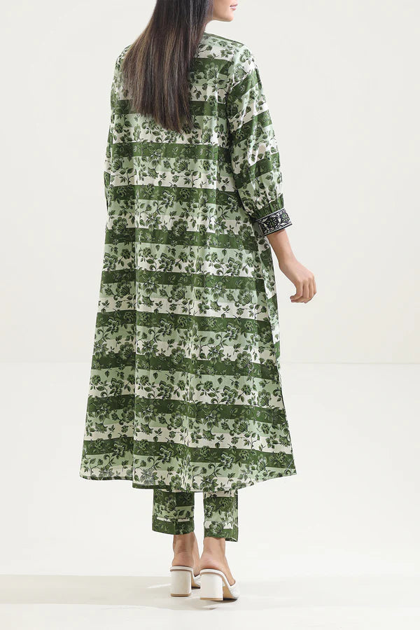 Unstitched Printed Lawn 2 Piece (Shirt/Trouser)