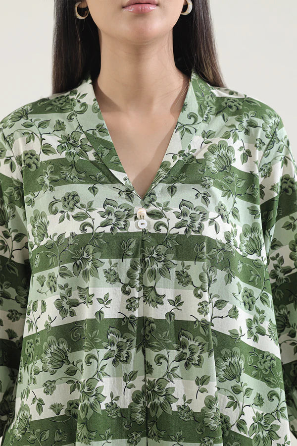 Unstitched Printed Lawn 2 Piece (Shirt/Trouser)