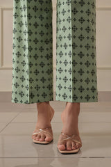 Unstitched Printed Self Stripe Lawn 2 Piece (Shirt/Trouser)