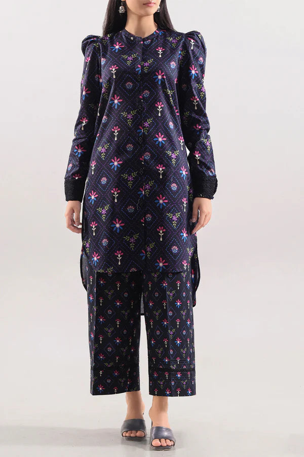 Unstitched Printed Lawn 2 Piece (Shirt/Trouser)