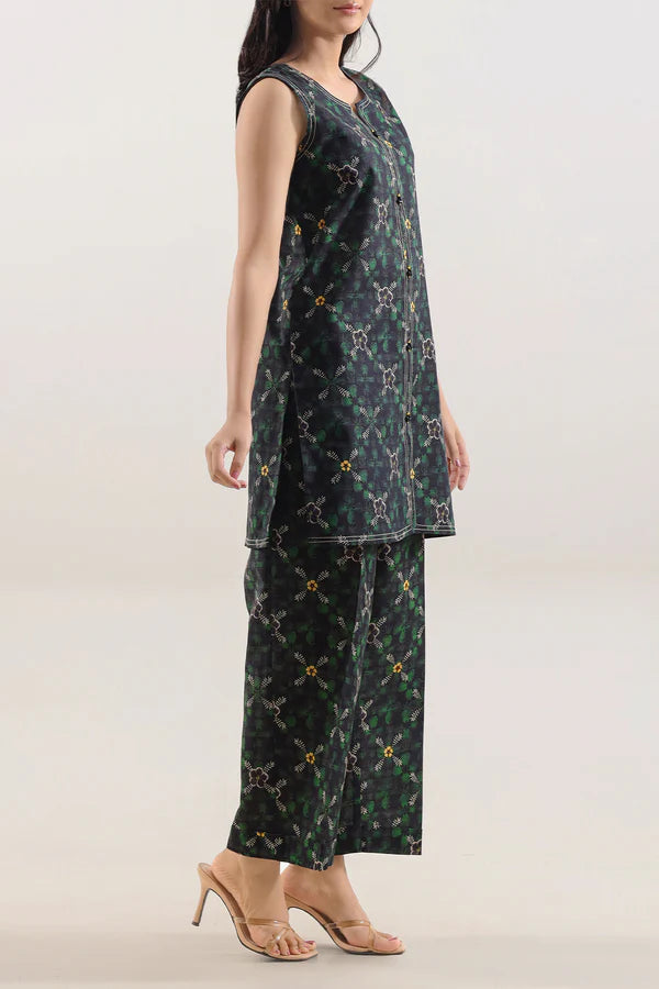 Unstitched Printed Lawn 2 Piece (Shirt/Trouser)