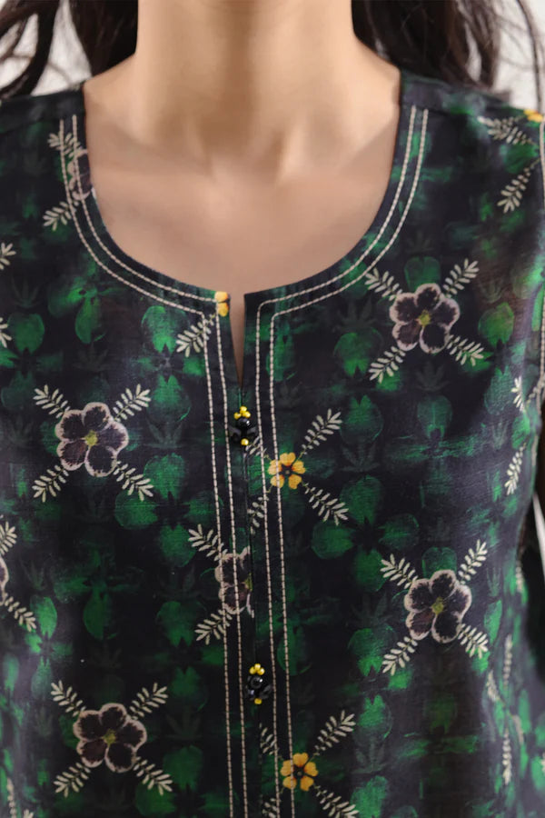 Unstitched Printed Lawn 2 Piece (Shirt/Trouser)