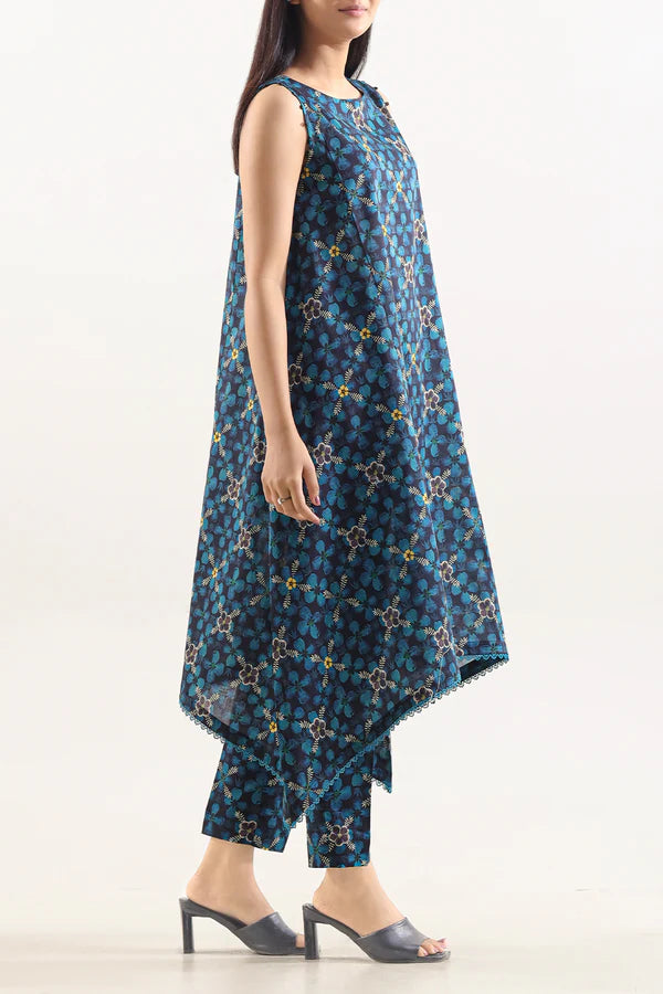 Unstitched Printed Lawn 2 Piece (Shirt/Trouser)