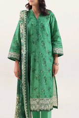 Unstitched Printed Lawn 3 Piece