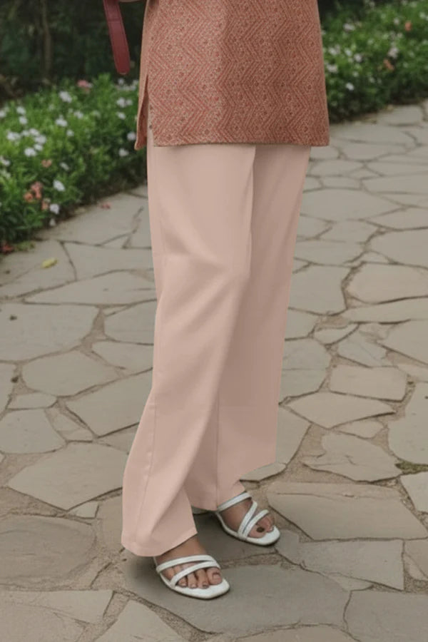 Unstitched Dyed Slub Cotton Trouser Fabric
