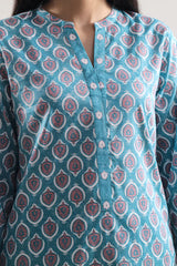 Unstitched Printed Lawn 3 Piece