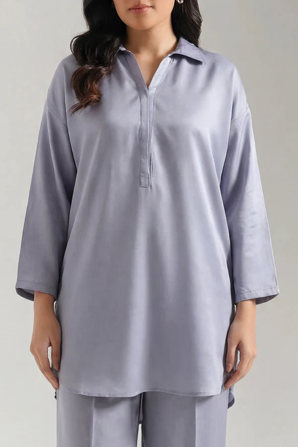 Solid Smooth Flow Stitched 2 Piece (Shirt/Trouser)