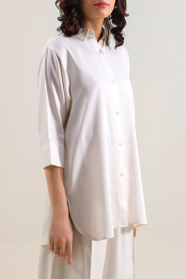 Solid Smooth Flow Stitched 2 Piece (Shirt/Trouser)