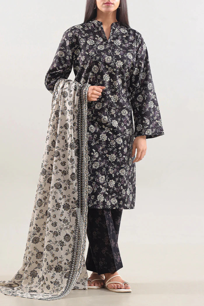 Printed Lawn Stitched 3 Piece