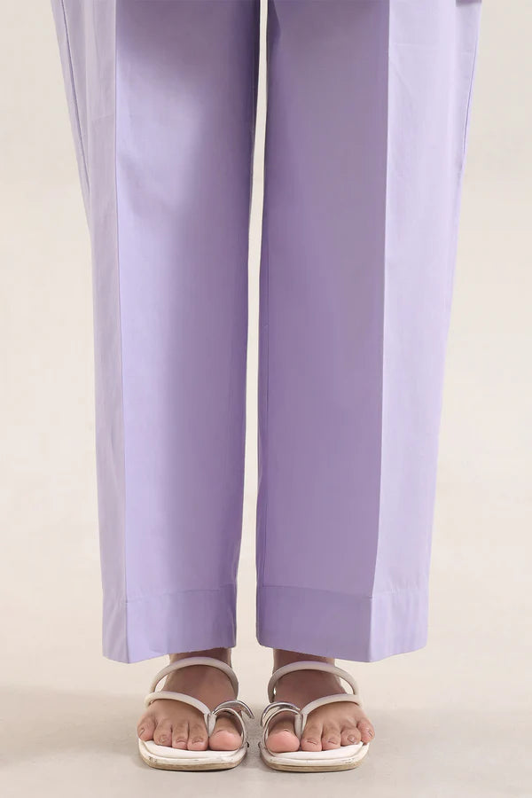 Solid Embroidered Poplin Stitched 2 piece (Shirt/Trouser)
