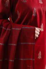 Cotton Jacquard Stitched 3 Piece