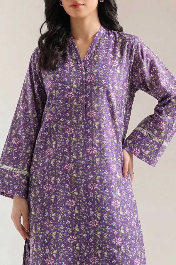 Printed Lawn Stitched 2 Piece (Shirt/Trouser)
