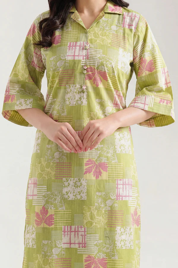 Printed Lawn Stitched 2 Piece (Shirt/Trouser)