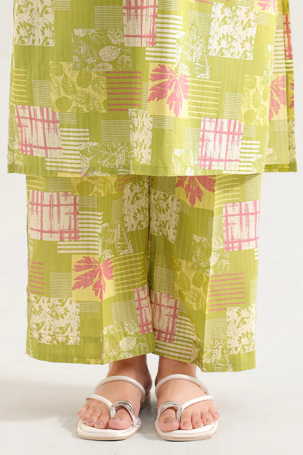 Printed Lawn Stitched 2 Piece (Shirt/Trouser)